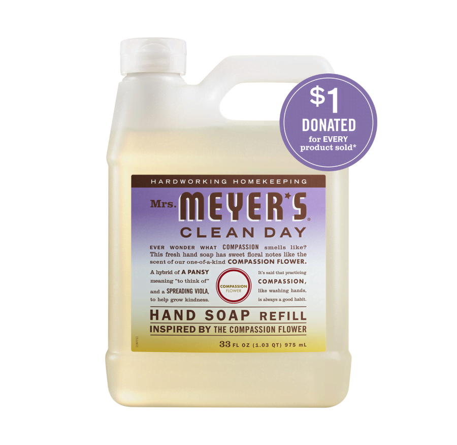 49bd79fc-5f46-5933-a9fe-efbfb107db9c.png Compassion Flower Liquid Hand Soap Refill - Image 1
