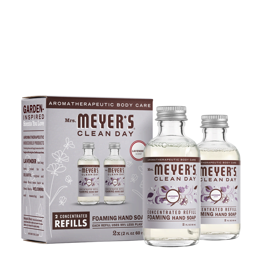 591ad410-ffa5-50e6-98fa-f08252c15141.png Lavender Foaming Hand Soap Concentrate Refills 2-Pack - Image 1