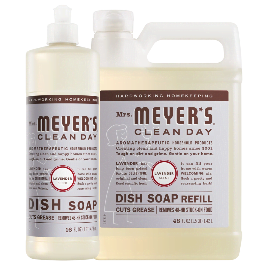 c1948804-5bae-50c8-a9fb-4eaadaa6a8cb.png Lavender Dish Soap & Refill Set - Image 1